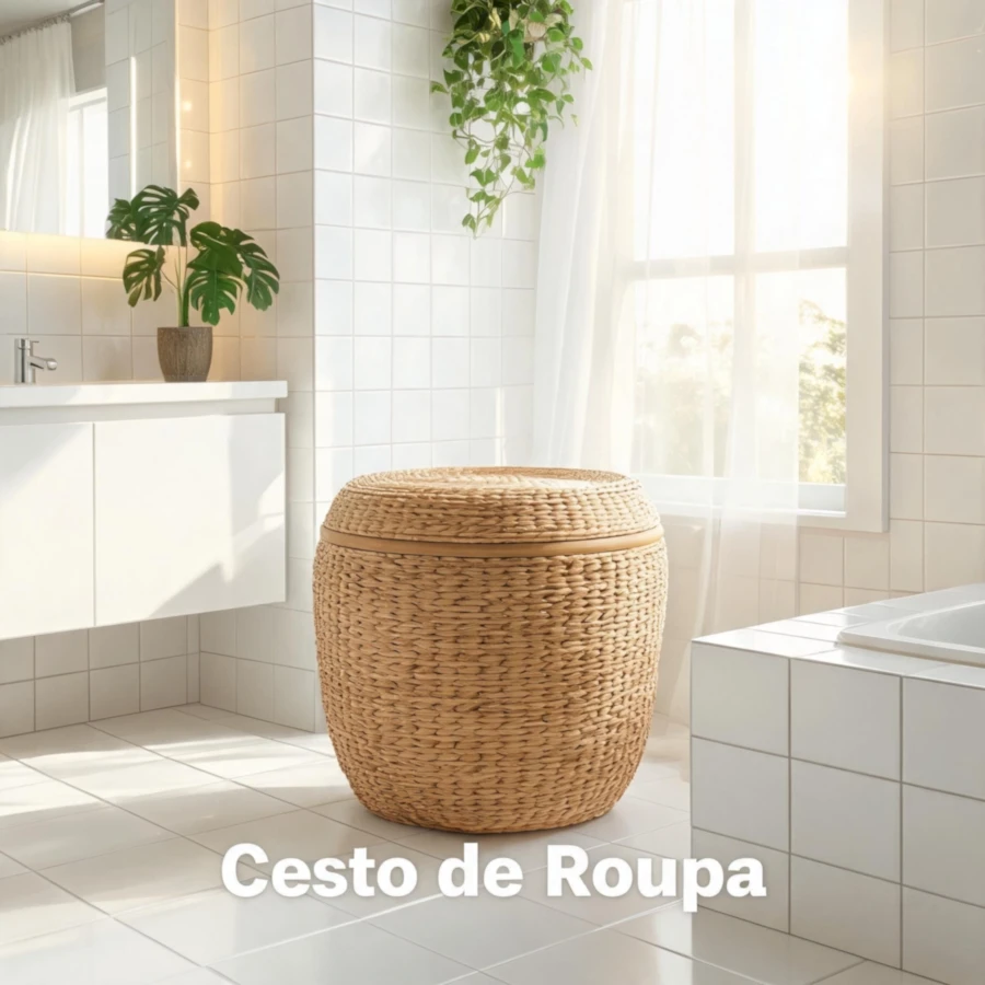 Cesto de roupa: modelos práticos para quarto e lavanderia