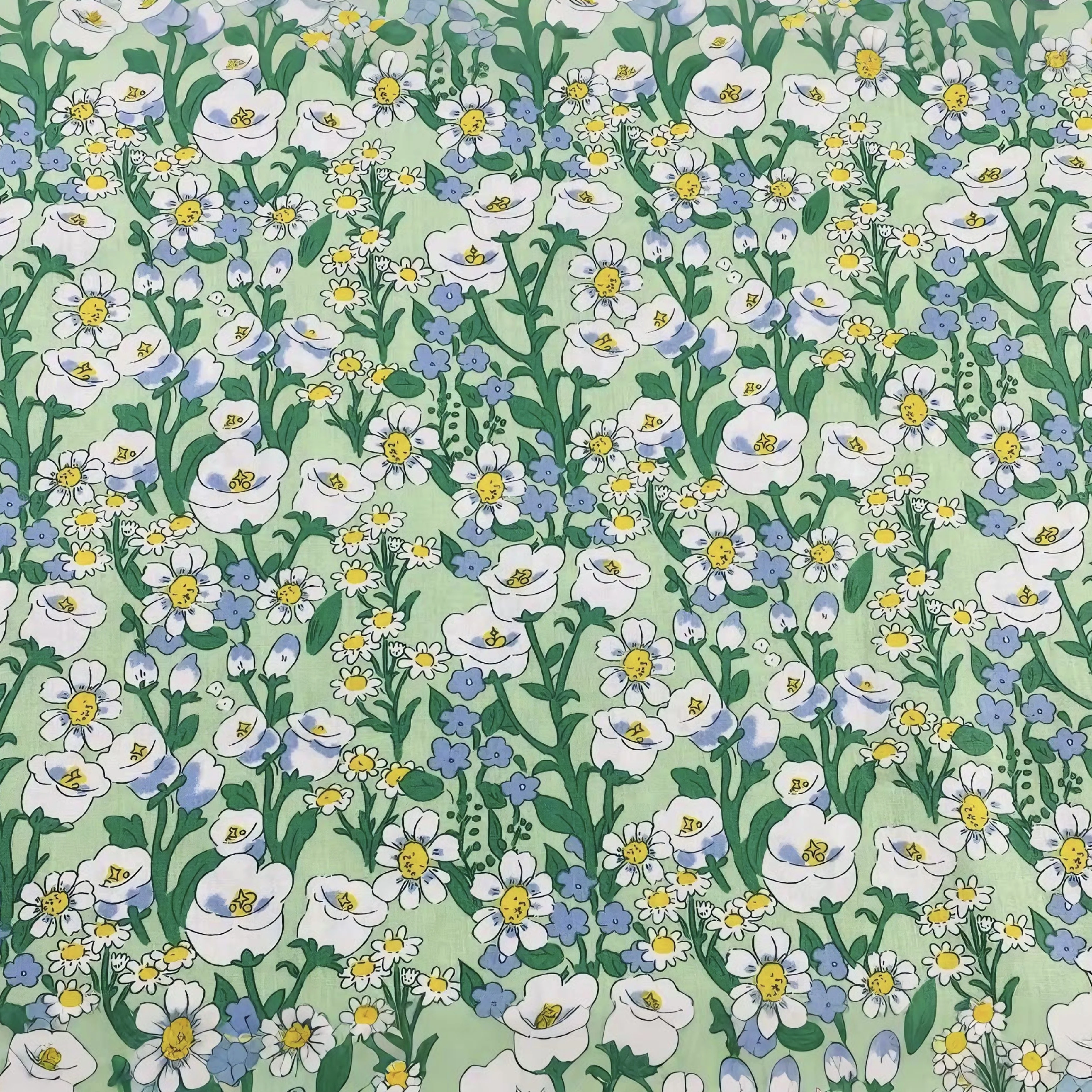 متعدد الألوان زهرة البوق 100% أقمشة قطنية DIY بها بنفسك أزياء الأطفال فستان الملابس تصميم رائع ديكور المنزل