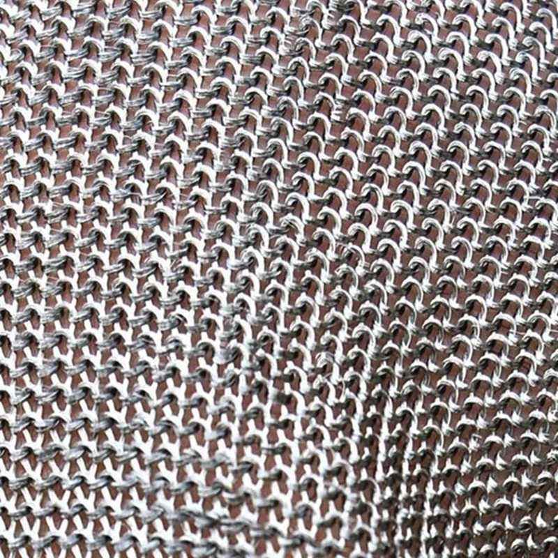 Металлические перчатки с защитой от порезов, защитные от порезов, устойчивые к ударам, проволока из нержавеющей стали, металлическая сетка, защитные перчатки для мясника, устойчивые к порезам