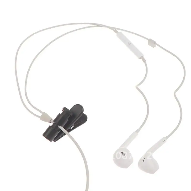 

Cable Cord Clamp Collar Headset Clamp Collar Clip Rotating Clamps Headphone Cable Clips Earphone Winder Accessories 2/5Pcs