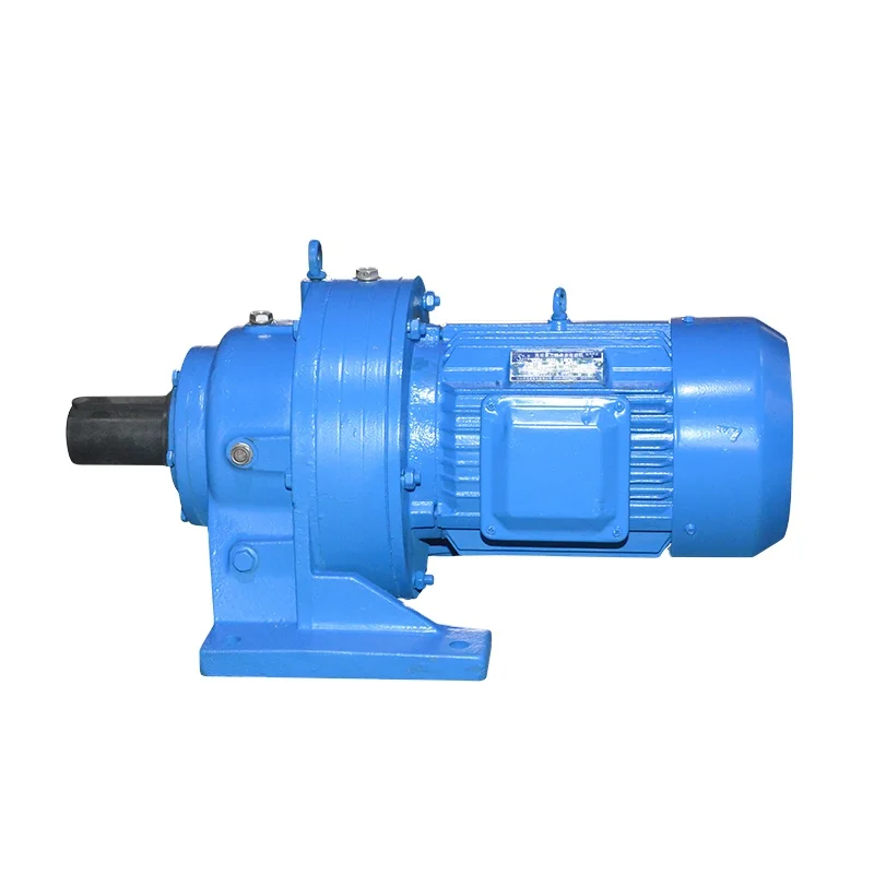 

Horizontal Cycloid Reducer Gearbox Pure Copper Core Small Integrated Motor Single-stage Vertical Hardened Cycloid Speed Reducer
