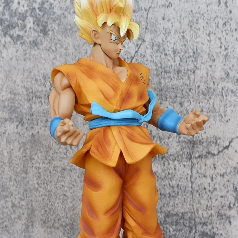 30cm Dragon Ball Z Son Goku Ssgss Pvc Anime figura de acción Super Saiyan estatuilla coleccionable decoración juguetes regalo estatua modelo muñeca