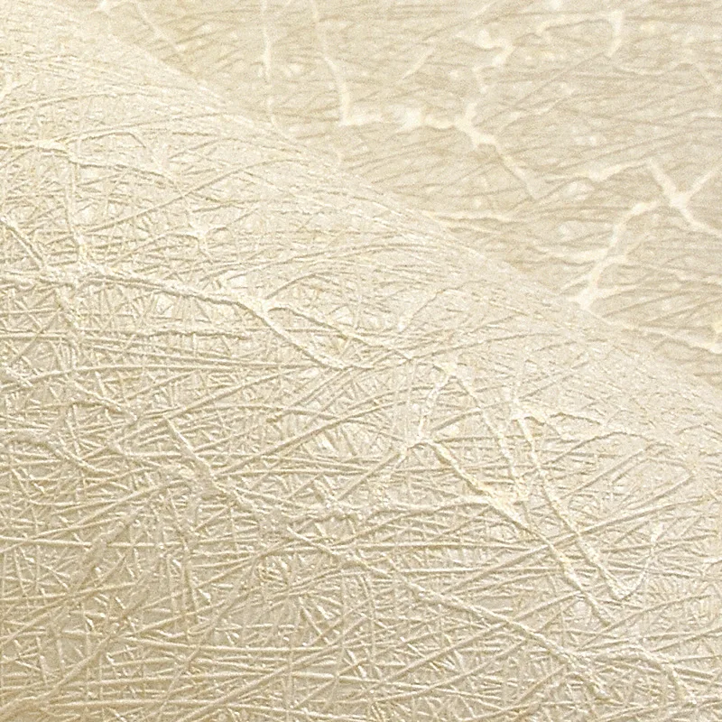 Solid Color Waterproof PVC Beige Yellow Linen Silk Wallpaper for Bedroom Living Room Hotel Non Self Adhesive Wall Wallpaper