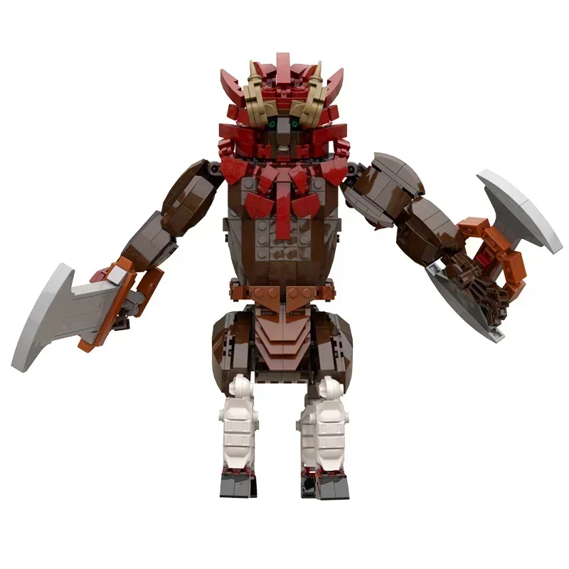 MOC Gioco Caldo Mostro Leone Centauro Lynel Modello Zeldaing Legend Breath Red Beast Brickheadz Building Blocks Kit FAI DA TE Per Bambini Giocattoli Regalo