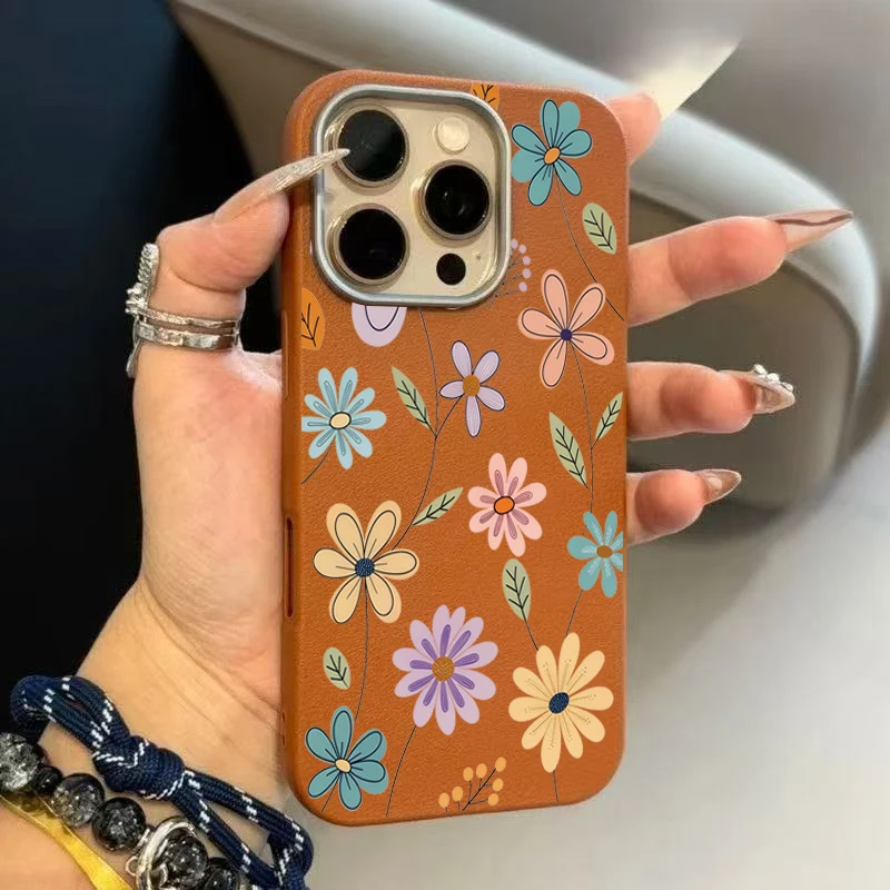 

Retro Flower Soft Phone Case For Xiaomi Redmi Note 14 Pro Plus 5G 14 13 12 11 Redmi 14C 13C 12C Shockproof Candy Silicone Cover