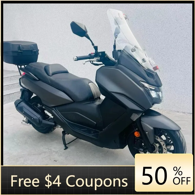Rs 399Cc Single Cylinder Water Cooled Maxi Scooter 34.3HP Touring Motorcycle with ABS TCS Smart Key Large Storage