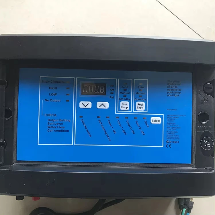 ABS Portable Salt Water Chlorine Generator For Swimming Pools Waterproof Electrolytic Chlorinator With Ladder Type