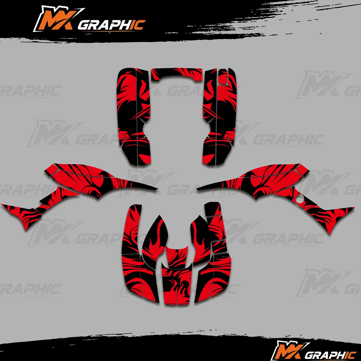 Graphics For Honda TRX300EX TRX 300 EX 1993 1994 1995 1996 1997 1998 1999 2000 2001 2002 2003 2004 2005 2006 ATV Sticker Decals