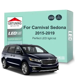 13Pcs Cars Accessories For KIA Carnival Sedona 2015 2016 2017 2018 2019 Canbus Dome License Plate LED Interior Light Bulb Tools