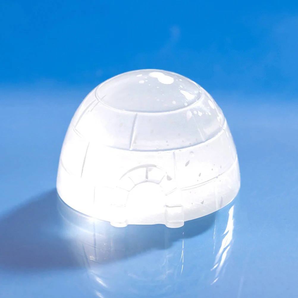 

11 PCS Miniature Polar Bear Statues Resin Figurines Glow in Dark Garden Home Decor Christmas Ornaments Craft Supplies