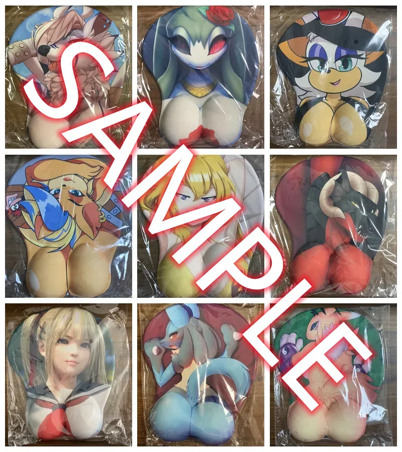 لوحة ماوس ثلاثية الأبعاد (كلير ريدفيلد) لوحة ماوس أوباي مسند معصم ألعاب الثدي Boobpad Anime Manga Mouse Mat