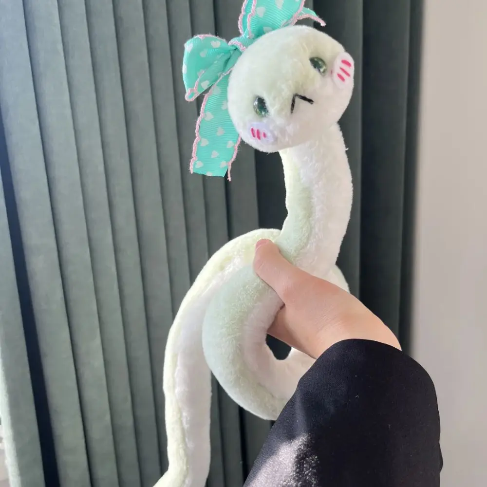 

Wrap Around Arm Year of The Snake Plush Toy Soft Comfort Snake Stuffed Plush Doll Kawaii Little Snake Green Snake Animal Doll