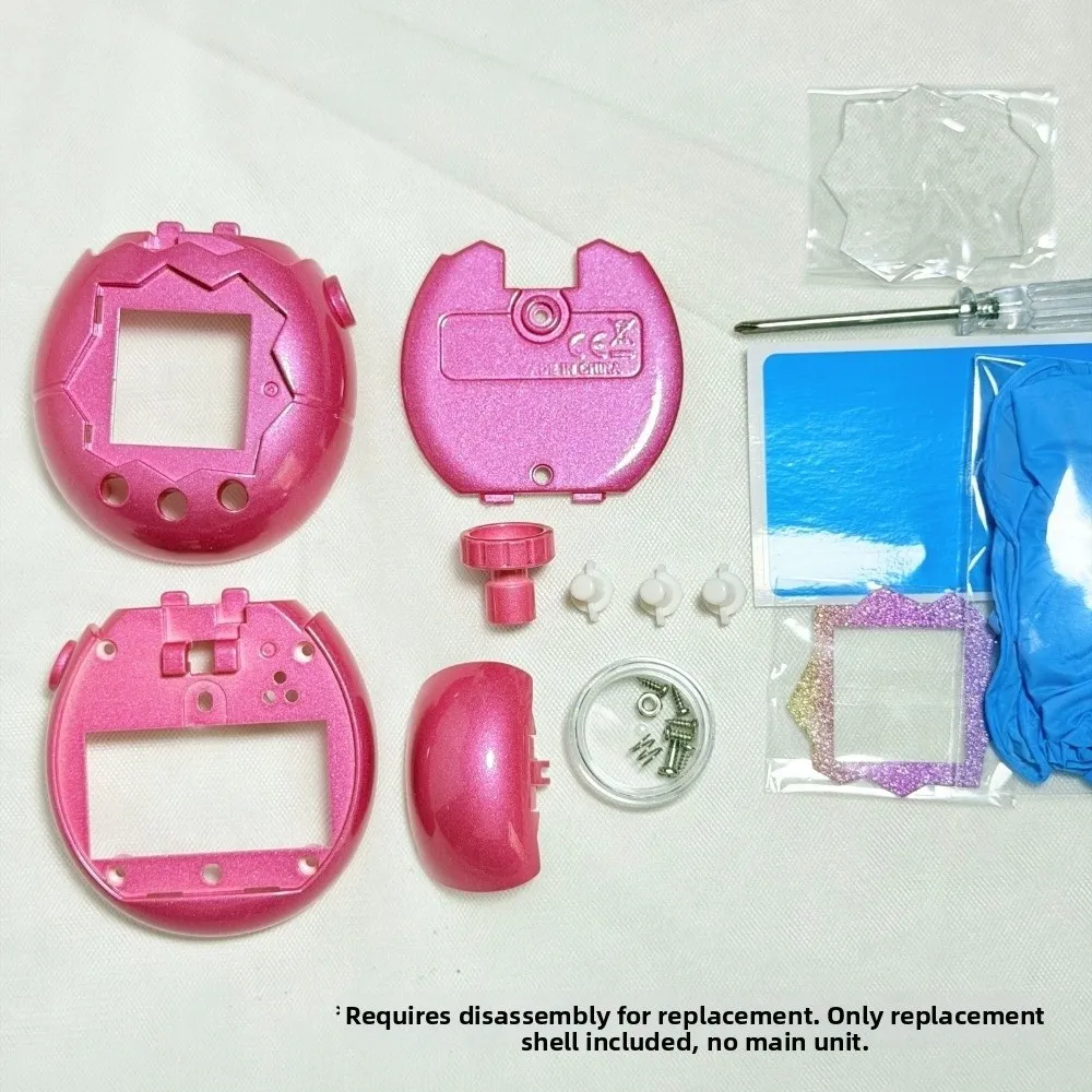 Colorful Shell Replacement Smooth Glitter Paint Surface Shell Modification Premium Hard Shell for Tamagotchi Paradise
