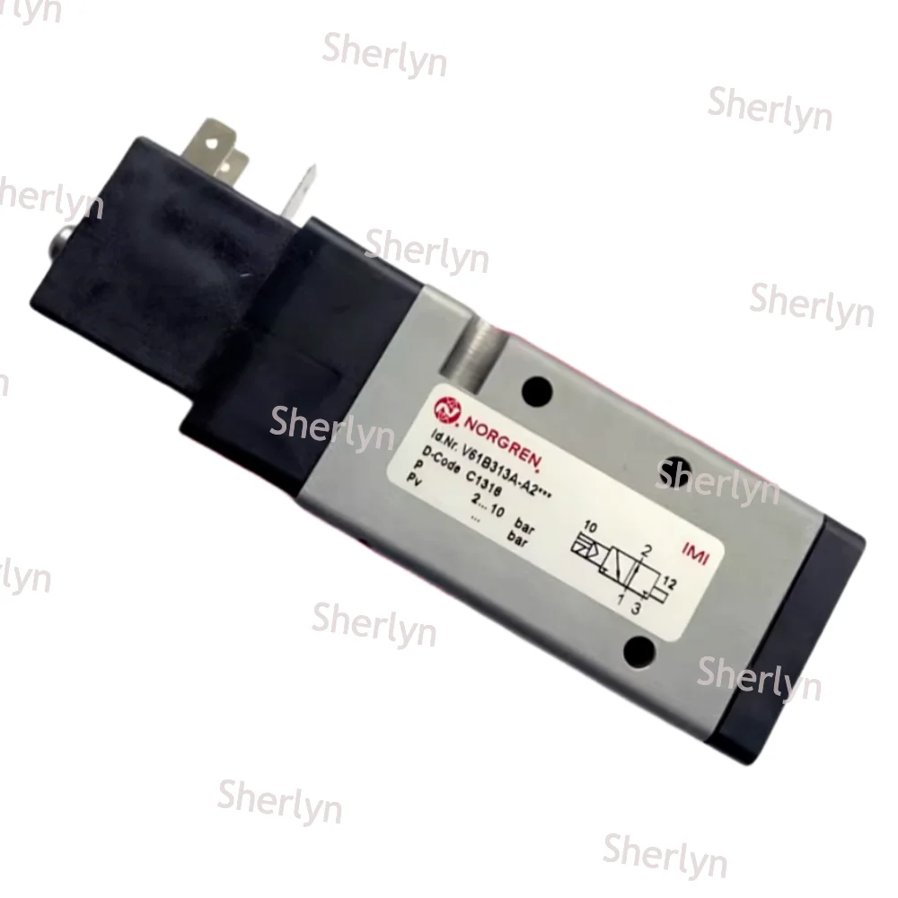 V61B317A-A212J NORGREN 3/2 Way NO Solenoid Valve, Pilot Operated, Low Power Consumption, Single Coil –  V61B317A-A213J
