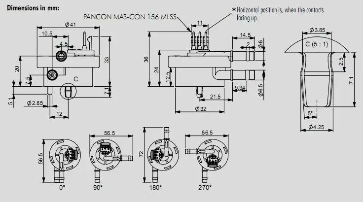 Imported DIGMESA flow sensor 932-9521 micro flow meter 9526