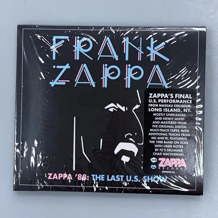 Classic Frank Zappa Music CD Zappa '88 The Last U S Show Album Music Record Cosplay Walkman Car Party Soundtrack Box Collection