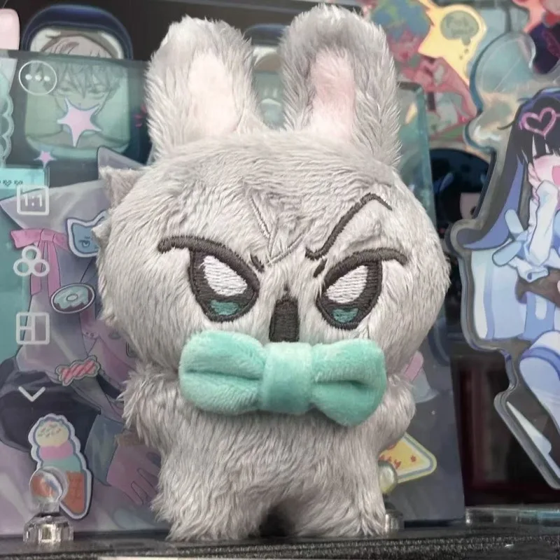 Hot New 10cm Anime Alien Stage Till Cosplay Plushie Sitting Posture Knapsack Ornament Cute Plush Charm Keychain Gifts