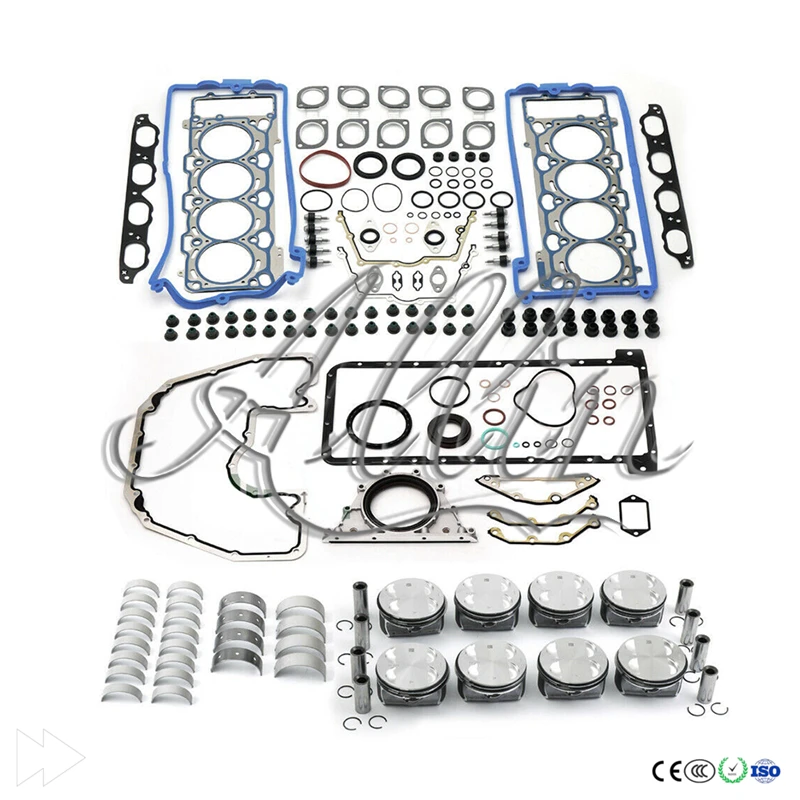 

Engine Overhaul Gasket Seal Kit For BMW 750i X5 E60 E70 E63 E65 E66 N62B48 4.8L 11127530256 11147512101