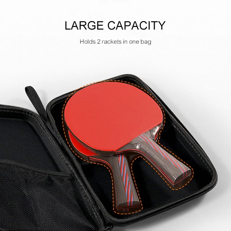 Table Tennis Organizer Racket Bags Hard  Table Tennis Racket Compartment EVA Carbon Fiber  Large Capacity Special