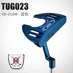 PGM  NEW Golf putter Driver Golf Men's Club Blue/Gold Putter with Line of Sight Large Grip Hitting Stability TUG023