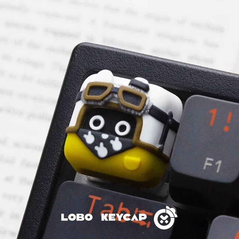 NEW Zenless Zone Zero Bangboo Keycaps Anime Mechanical Keayboard Cute Resin Key Caps Art Keyboard For PC Computer Gamer Gift