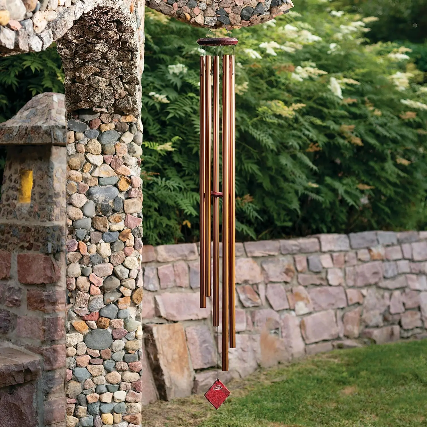 Wind Chimes Venus Large Deep Tone 58 Inch Bronze Outdoor Garden Patio Porch Encore Collection