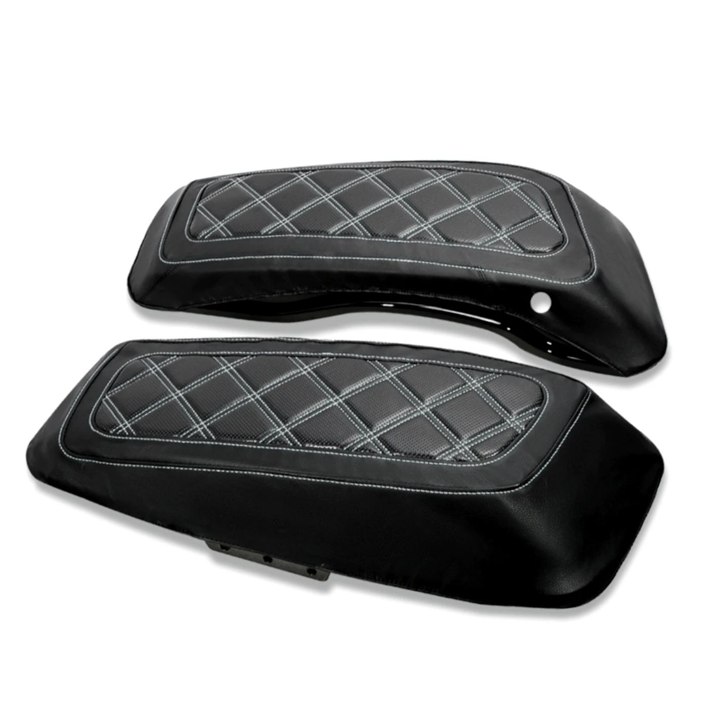 Alforjas duras para motocicletas, cubiertas de tapa impermeables PU impermeable Para Harley Davidson Touring CVO Limited Road King FLHR Electra Street Glide FLHX 14-24 accesorios moto