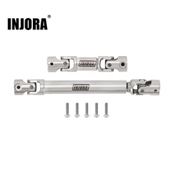 INJORA Stainless Steel Center Drive Shaft D-Shaped Hole For 1/24 RC Crawler Axial CX24 Deadbolt GX470