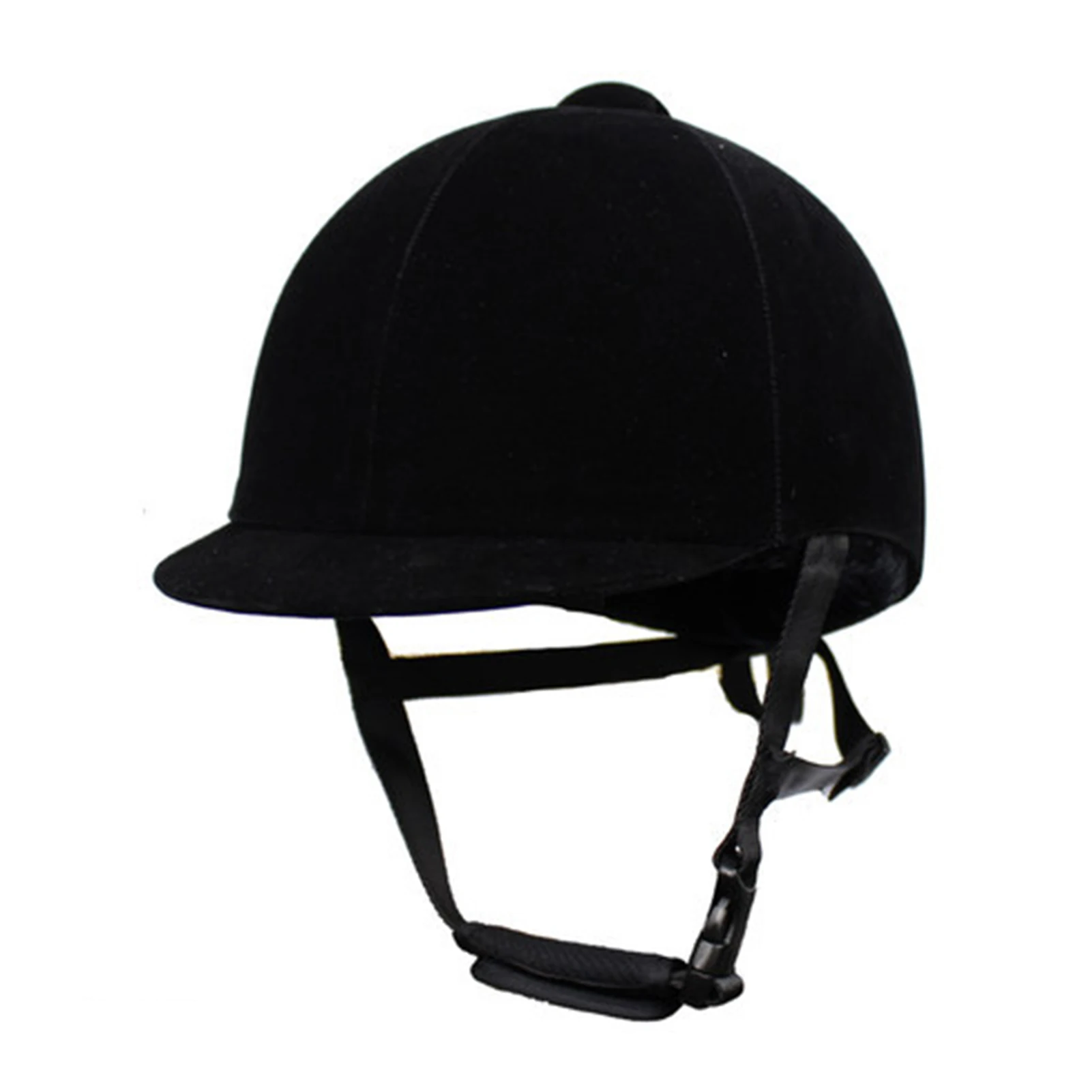 Men Women Horse Riding Hat Fashion Adjustable Head Circumference Equestrian Helmet Velvet Lining Comfortable Cycling Anti Impact