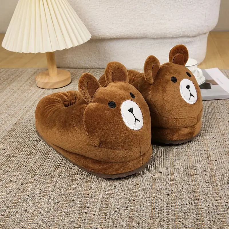 Line friends Brown Cony Sally High-value Creative Comfortable Cotton Shoes Cold-proof Anti-slip Warm Shoes for Autumn and Winter