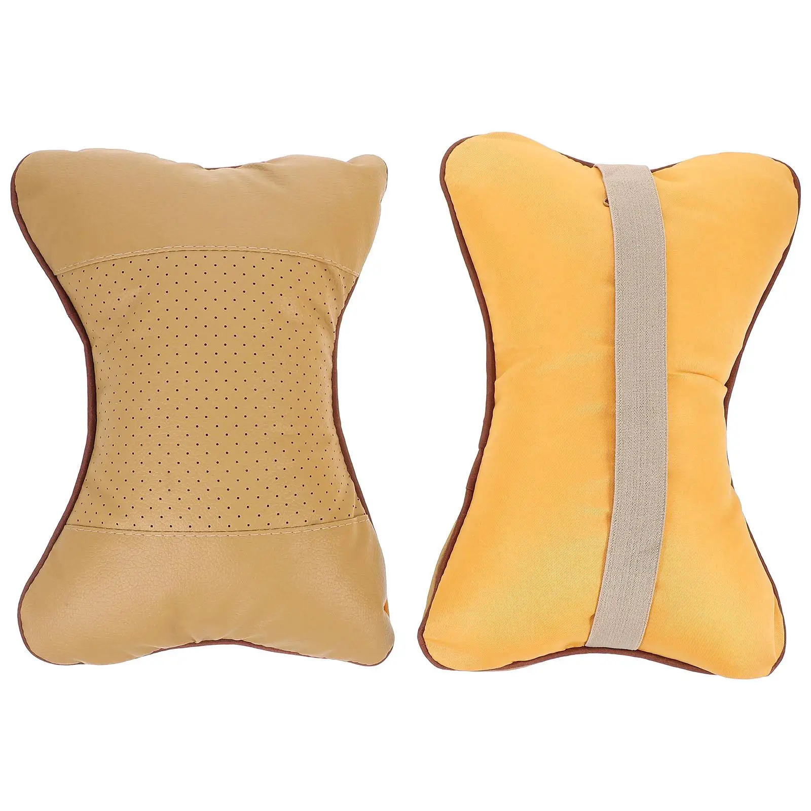

2 Pcs Neck Pillow Car Cushions Travel Breathable for Chair Sleeping Protector Cervical Rest