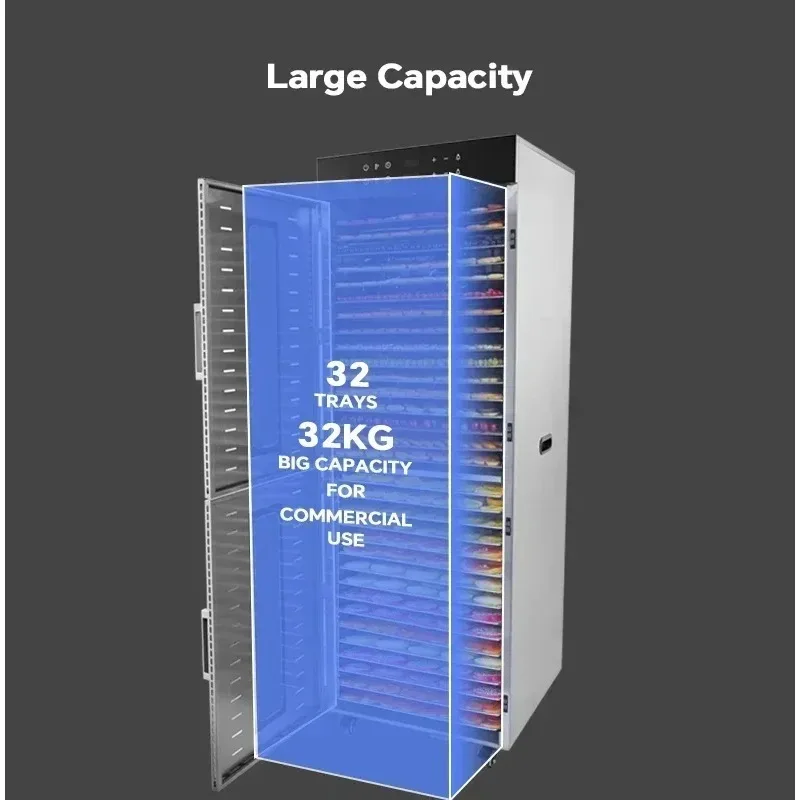 

32 trays stainless steel grain dryer dehydrator food