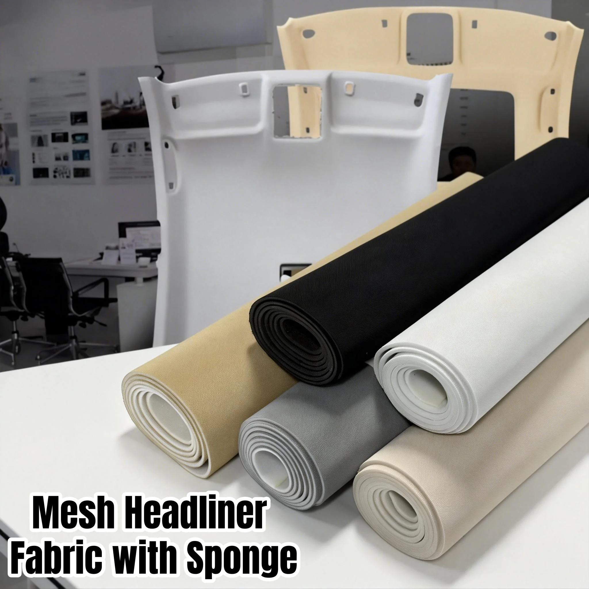 

Ткань для обновления потолка автомобиля с сетчатой основой и губчатым наполнителем, материал для обивки потолка авто, ткань для интерьера автомобиля, подкладка для рукоделия и DIY