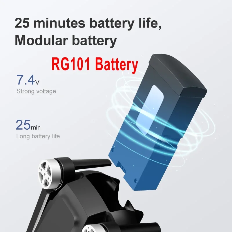 

RG101 Max Drone Battery RG101 Pro Drone Original Battery 7.4V 3000/3800mAh RG101 Drone Accessories Spare Battery