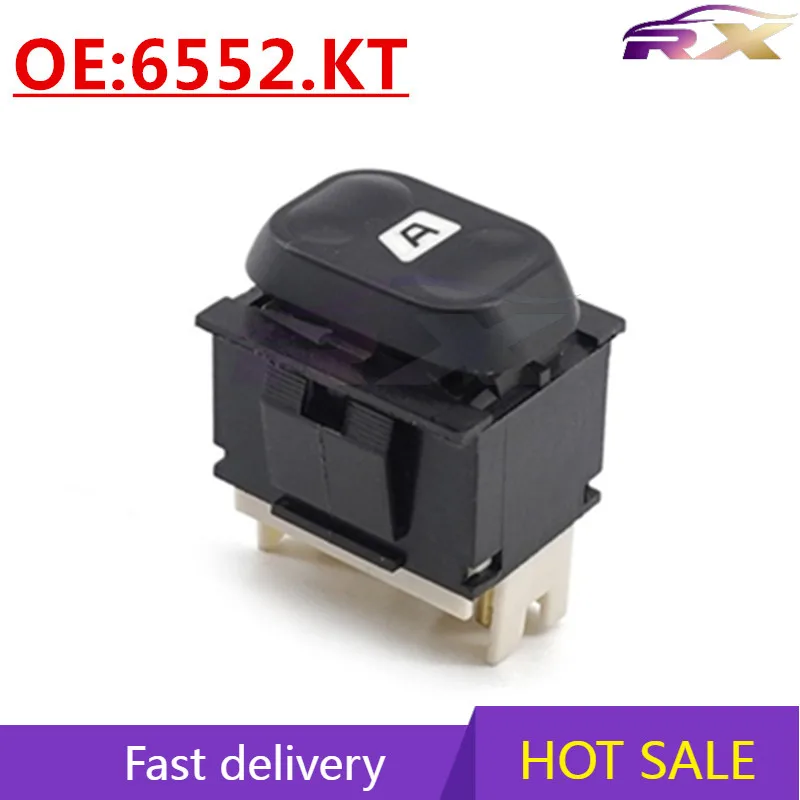 OEM:6552.KT Suitable For Citroen Xsara Automobile Window Glass Lift Switch