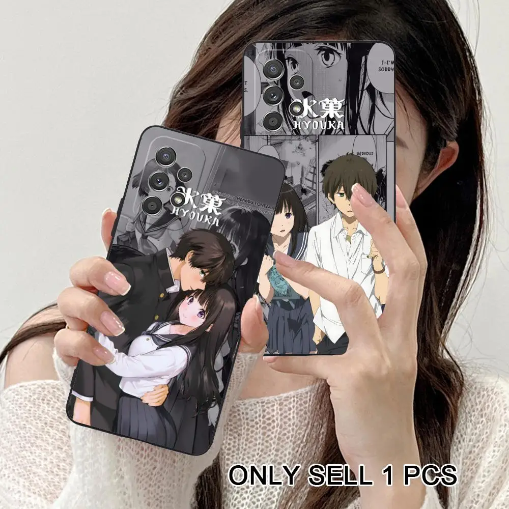 Hyouka Chitanda Oreki Matte TPU Mobile Phone Case for Samsung Galaxy A56 55 54 53 52 51 36 35 34 23 16 15 5G Colorful Cover