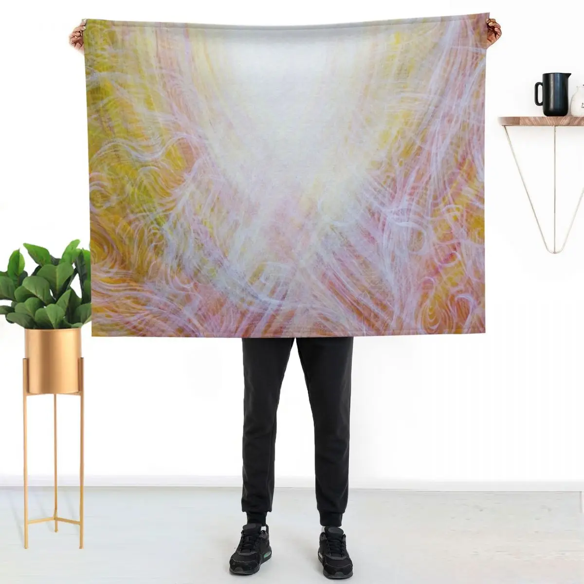 ANGEL OF THE WEB BY JOSEPHINE McCARTHY Throw Blanket Cozy Light Blanket for Travel Camping Picnic