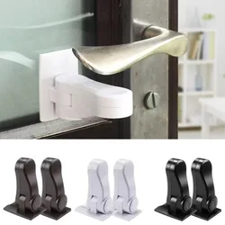 NUOVA serratura a leva per porta Serratura per maniglia per porta a prova di bambino Serratura per maniglia per porta a prova di bambino Adesivo facile da installare e utilizzare