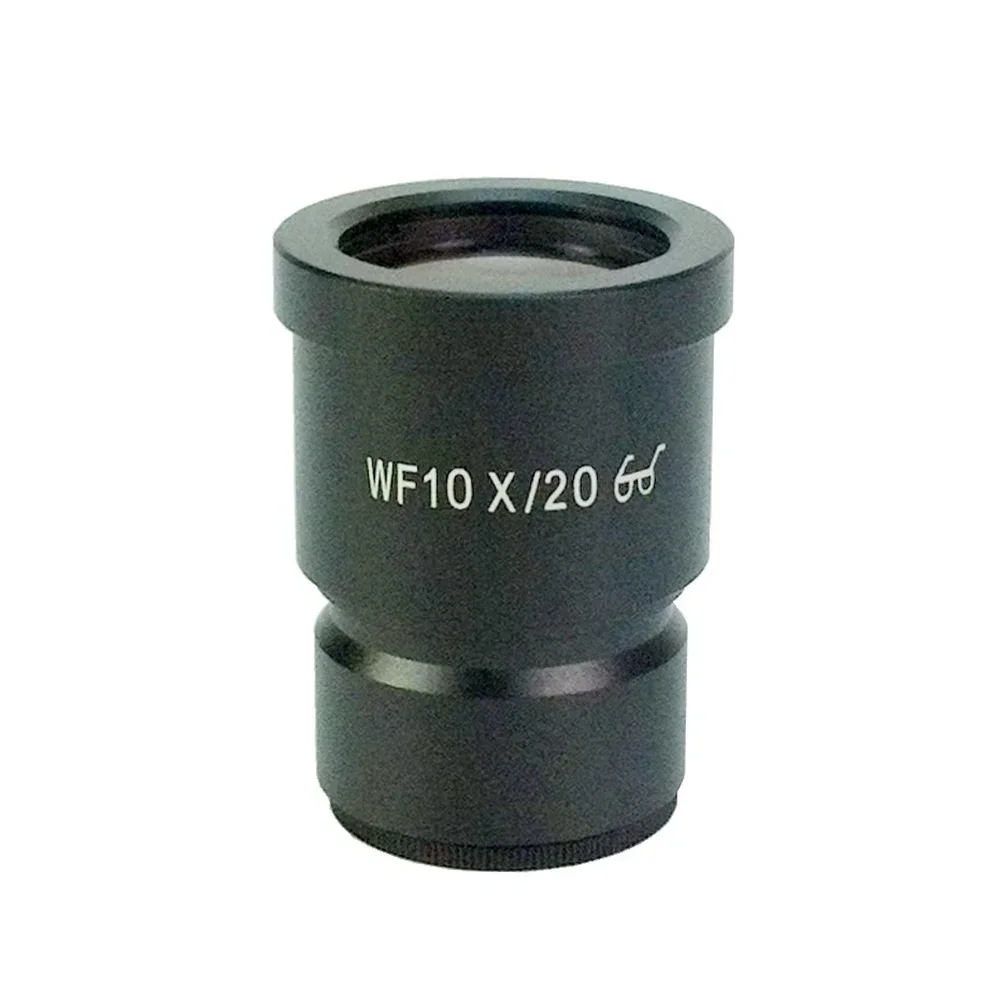 

WF10X Eyepiece for Stereo Microscope Wide Field 20mm WF10X/20 High Eye-Point Microscope Optical Lens Mounting Size 30mm