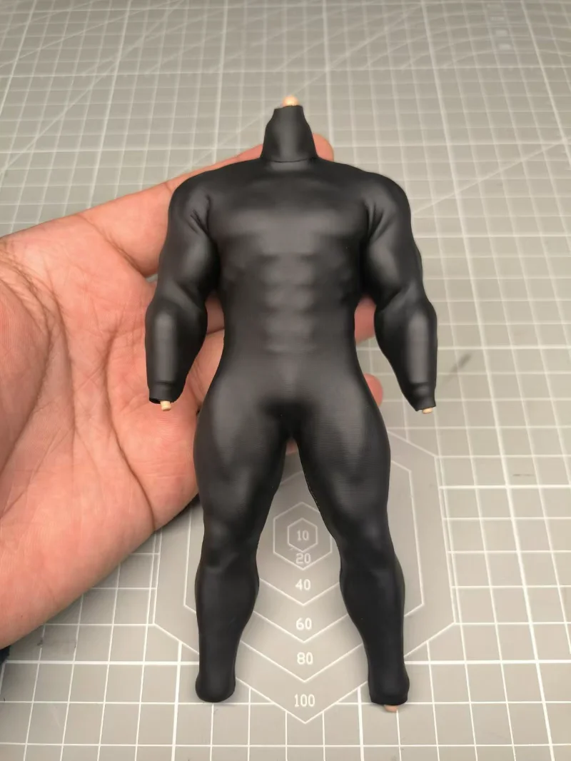 1/12 Scale Black Jumpsuit Model for 6\'\' Adam01 mufftoys