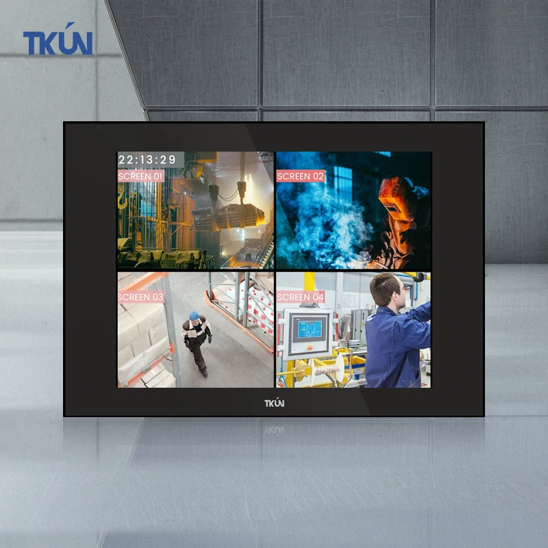 

Customizable small lcd video display 10" 10.4 inch Industrial LCD monitor Industrial monitoring with VGA Bnc input