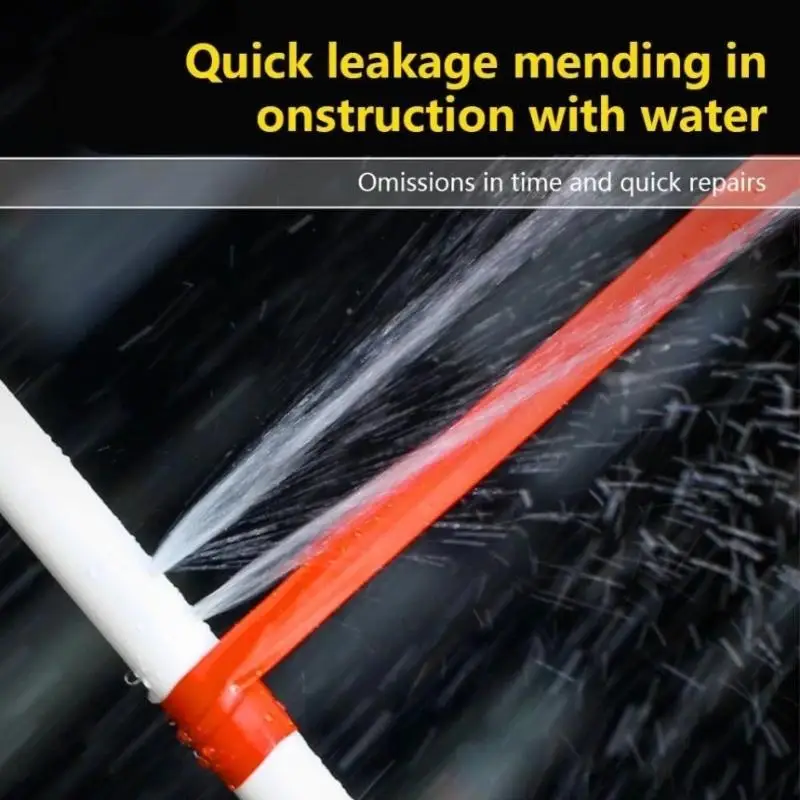 Single Roll Waterproof Silicone Rubber Tape, Self-Adhesive Cuttable Material Garden Pipe Leak Sealing Water Pipe Silicone Tape