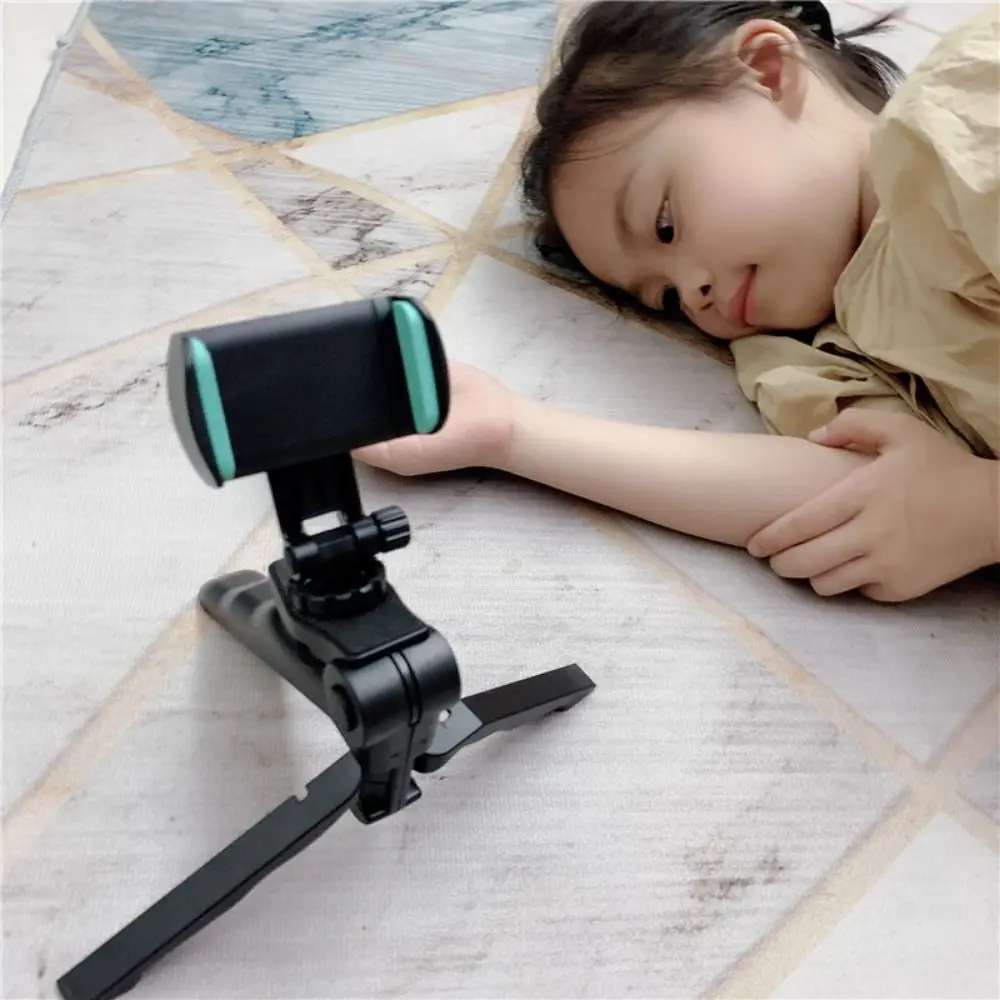 

Stable Plastic Mobile Phone Stand Tripod Foldable Portable Phone Tripod Adjustable Table Top Phone Holder Video Recording