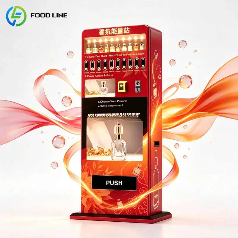 Perfume Vending Machine Commercial Automatic Perfume Dispenser For Mall Shop Business Customized