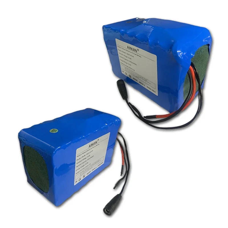 4S10P 18650 Lithium-ion Power 14.8V Battery 30Ah 444Wh with BMS for Inverter Smart Robot High-power Equipment Etc