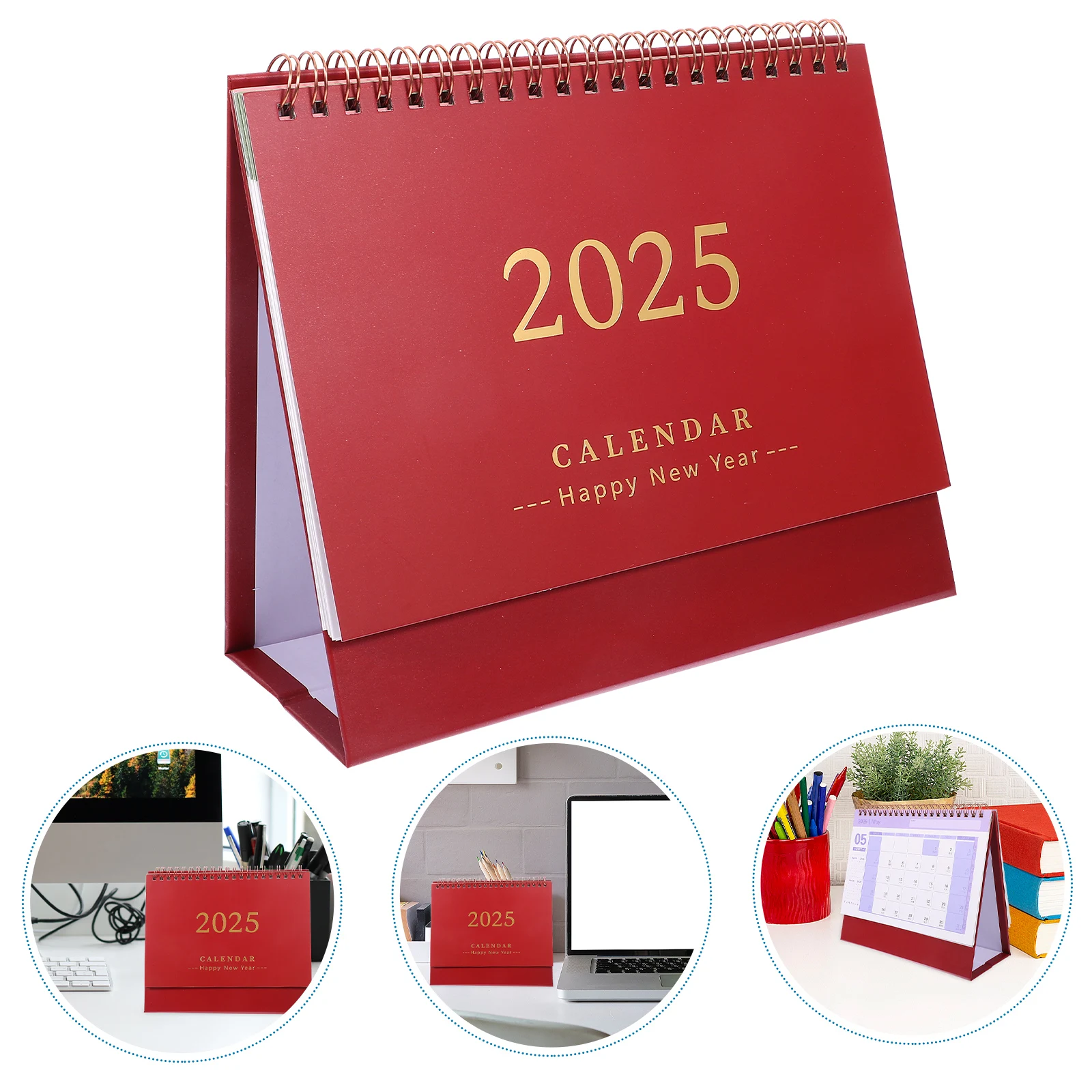 

2025 Mini Desk Calendar, Small Tabletop Calendar Mini Daily Schedule Monthly Planner Calendars for Home Office School Business