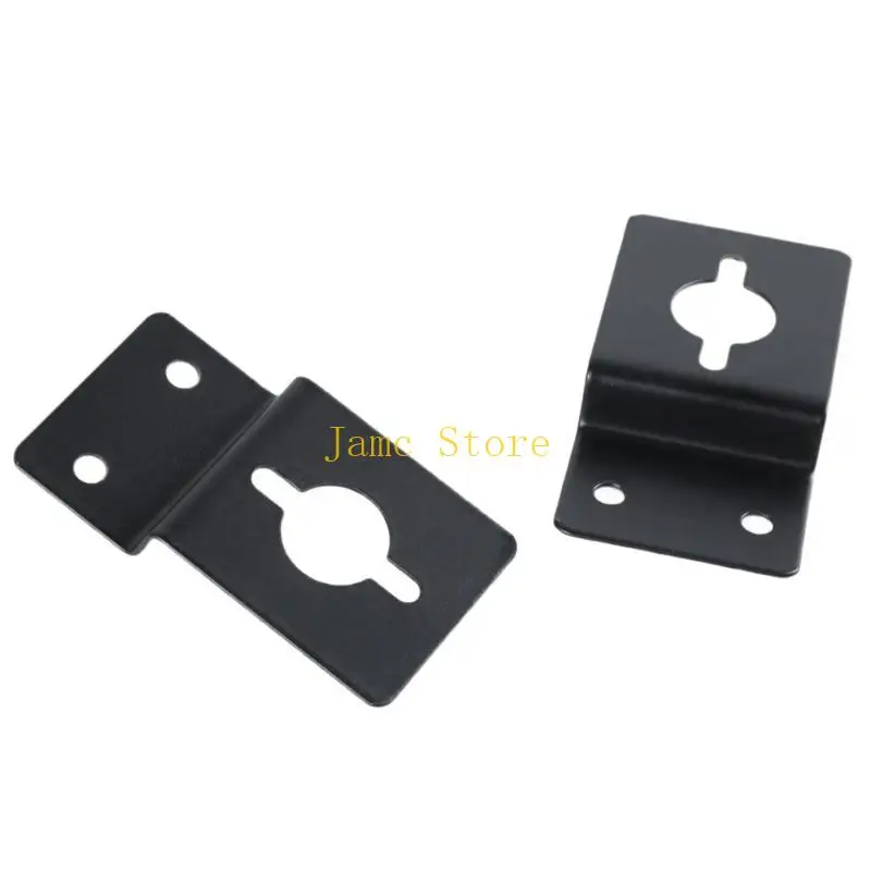 Pack Of 2 Speaker Wall Mount Brackets Slim Design Speaker Mounting Rack For Universal Compatibility Holds Up To 33Lbs