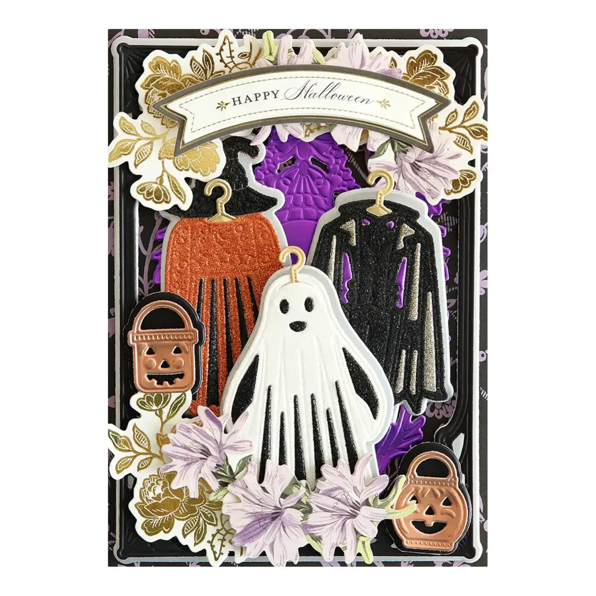 Magic Witch Halloween Metal Cutting Dies for DIY Scrapbooking Crafts Dies Cut Stencils Maker Photo Album Template Handmade