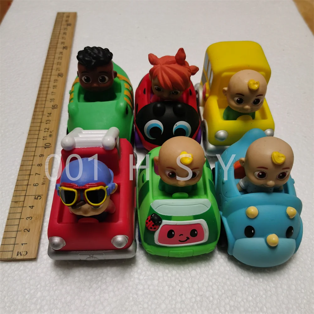 Originele Multi Style Willekeurig Sturen 7cm ~ 8.5cm Watermeloen Pop Kleine Auto Kinderen Spelen Thuis Speelgoed Cadeau