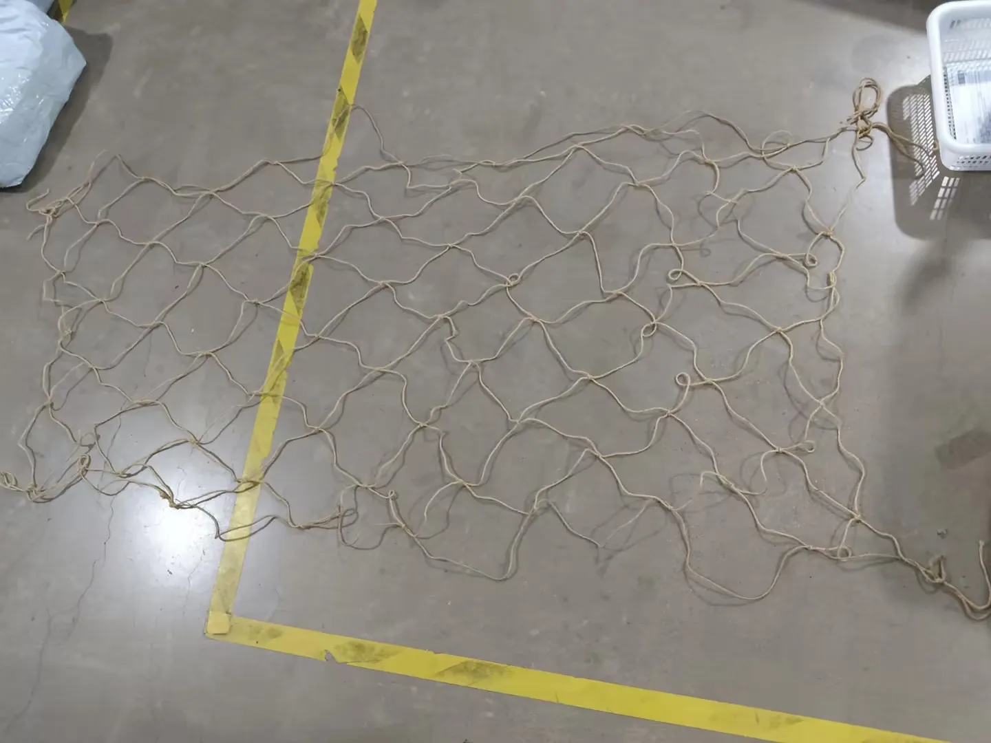1pc Nature Jute Rope Decorative Net-Graden Plant Support Net Net Hemp Climbing Netting,Balcony Stair Protection Fence